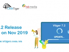 Vtiger cập nhật phiên bản 7.2 vào ngày 5/11/2019